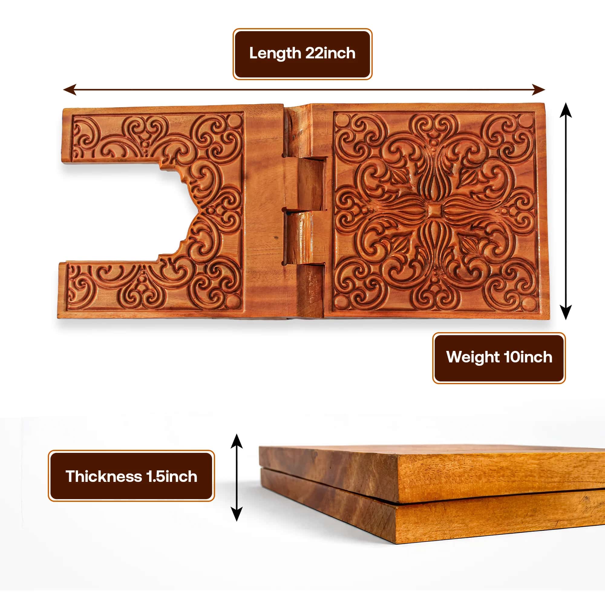 Blossom Premium Best Wooden Quran Rehal (কাঠের রেহাল) thumbnail 7