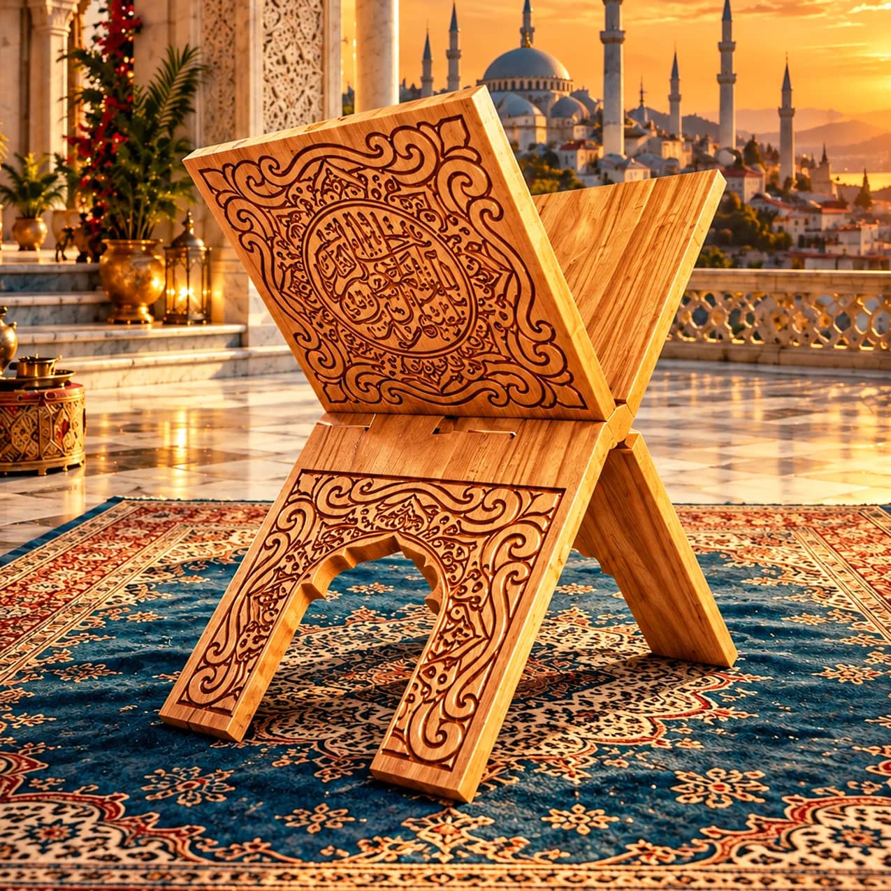 Hidayah Premium Best Wooden Quran Rehal (কাঠের রেহাল)