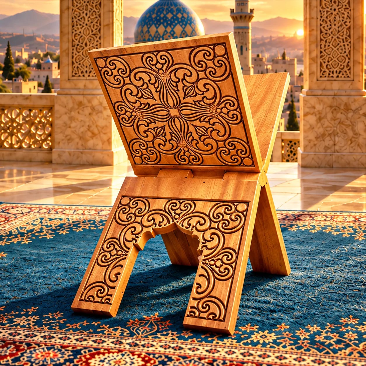 Blossom Premium Best Wooden Quran Rehal (কাঠের রেহাল)