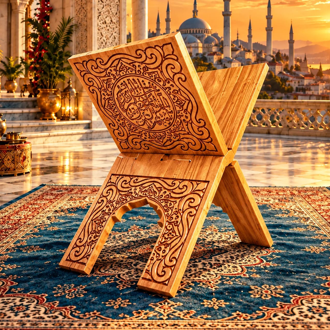 Hidayah Premium Best Wooden Quran Rehal (কাঠের রেহাল)