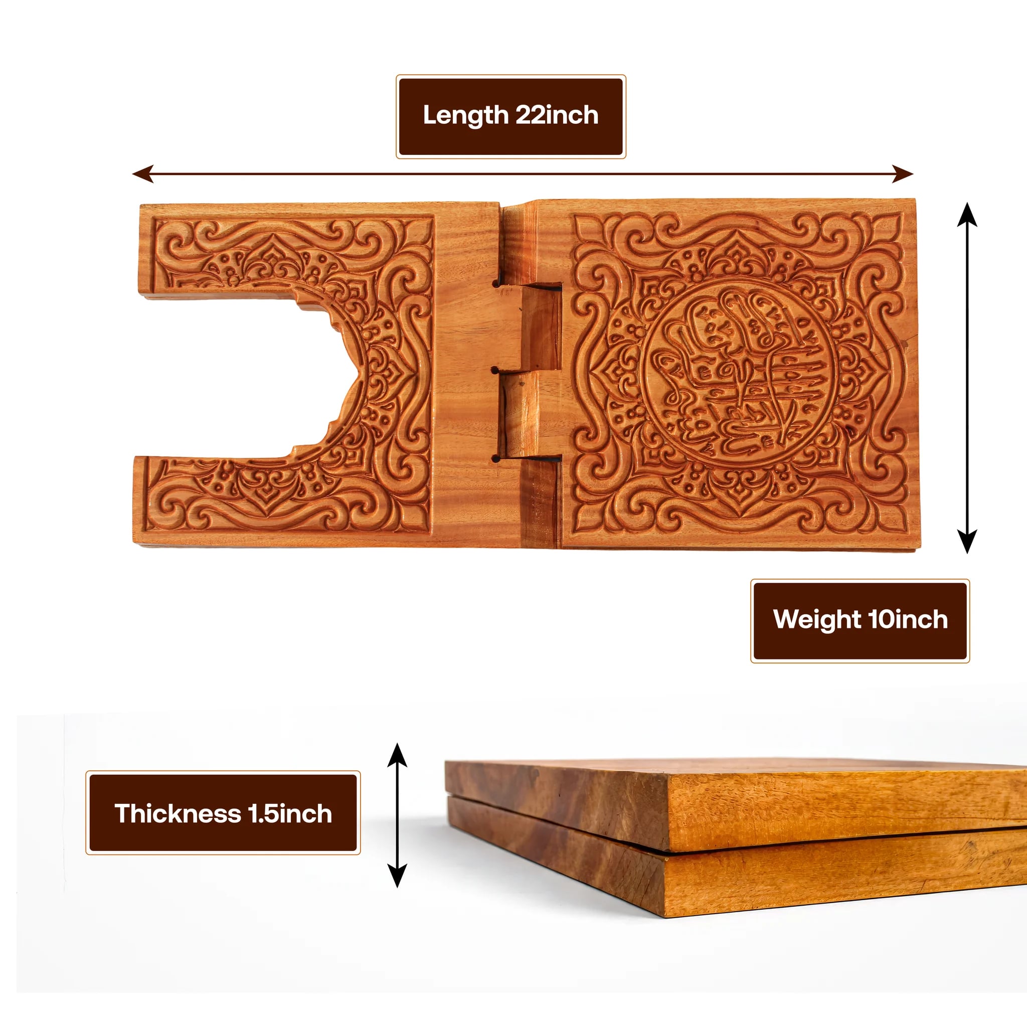 Hidayah Premium Best Wooden Quran Rehal (কাঠের রেহাল) - image 5