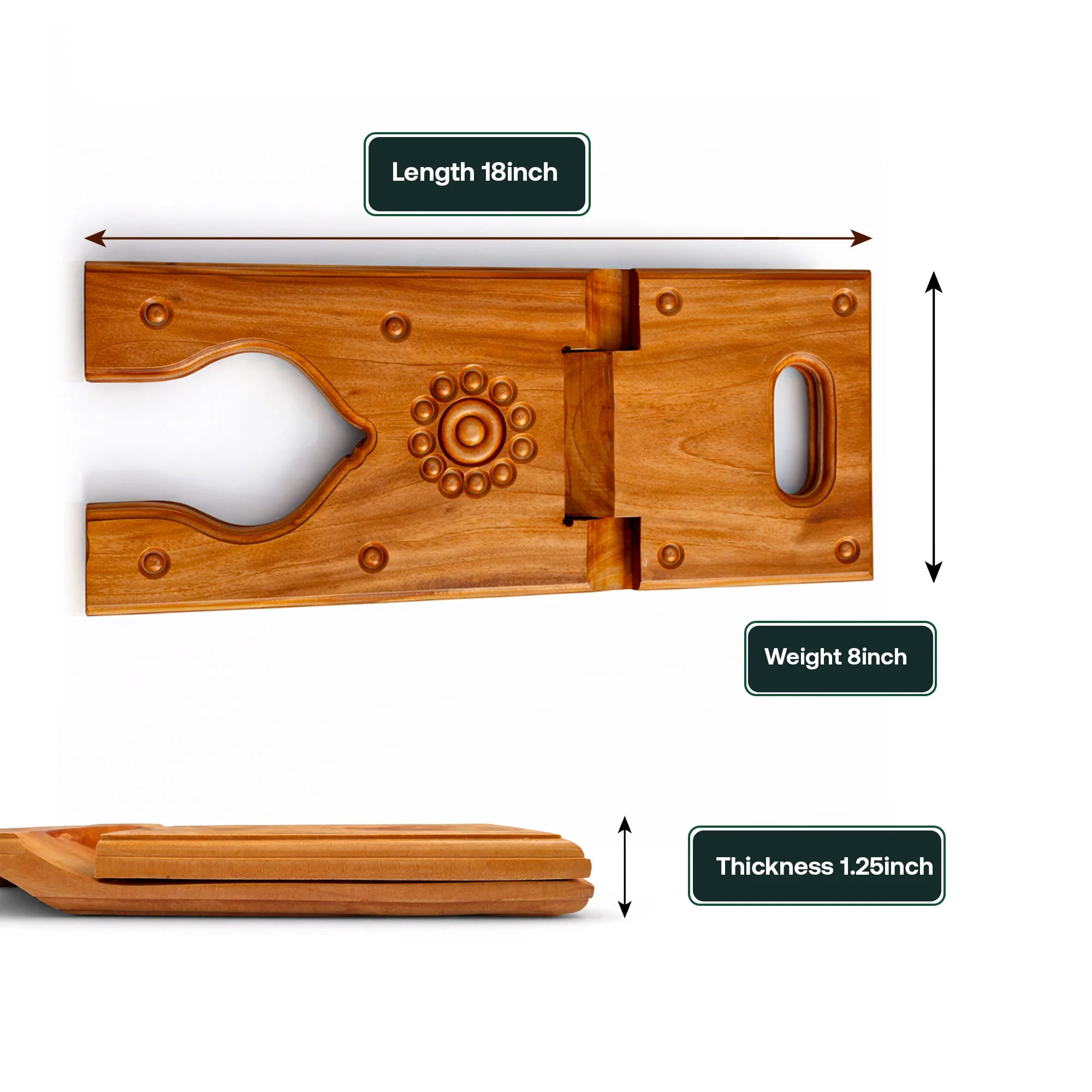 Marigold Classic Foldable Best Wooden Quran Rehal (কাঠের রেহাল) - image 7