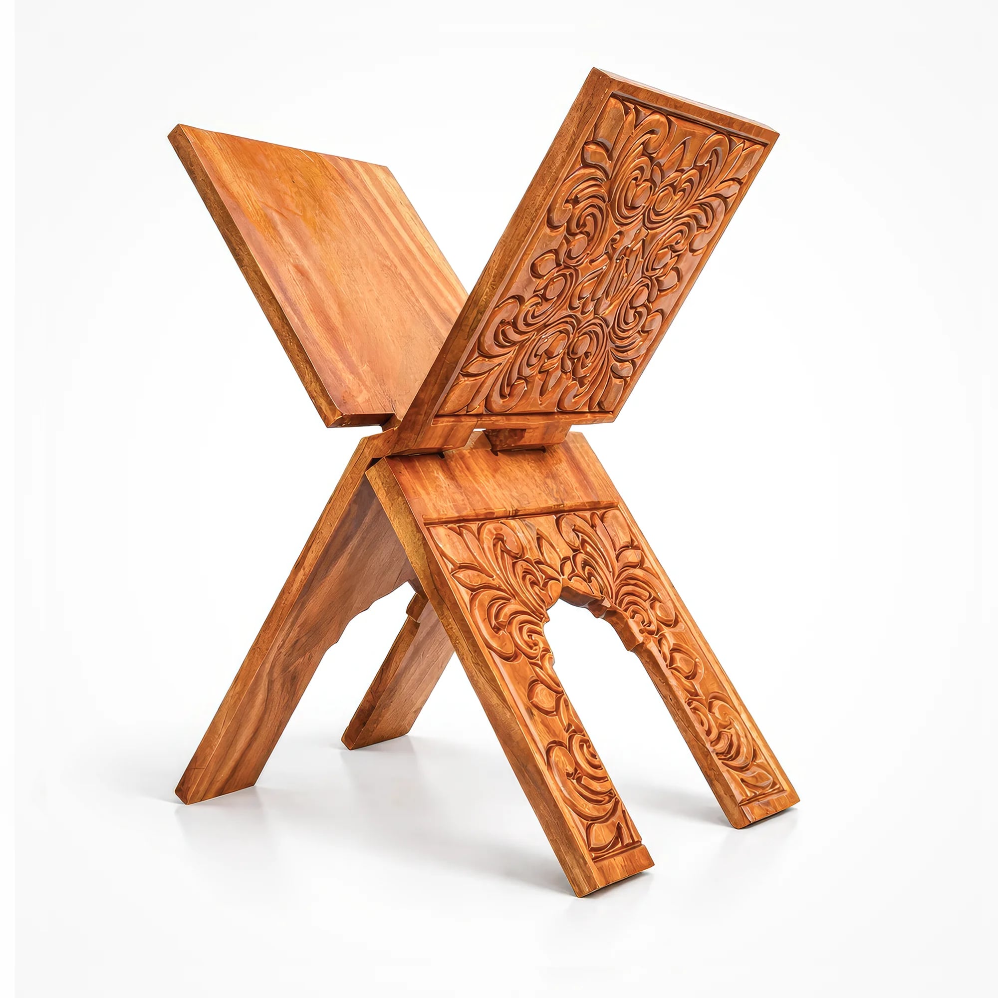 Calligraphy Floral Best Wooden Quran Rehal (কাঠের রেহাল) - image 5