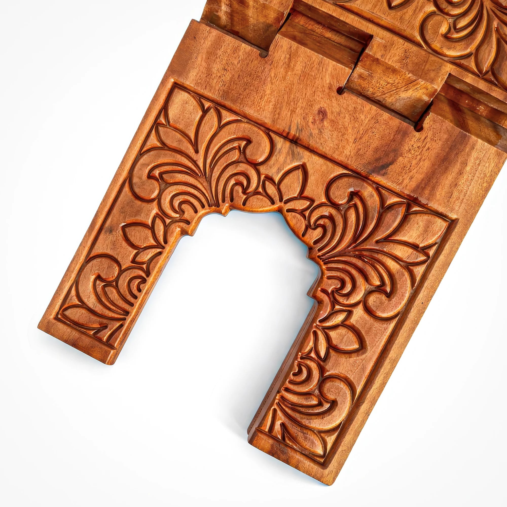 Calligraphy Floral Best Wooden Quran Rehal (কাঠের রেহাল) - image 4