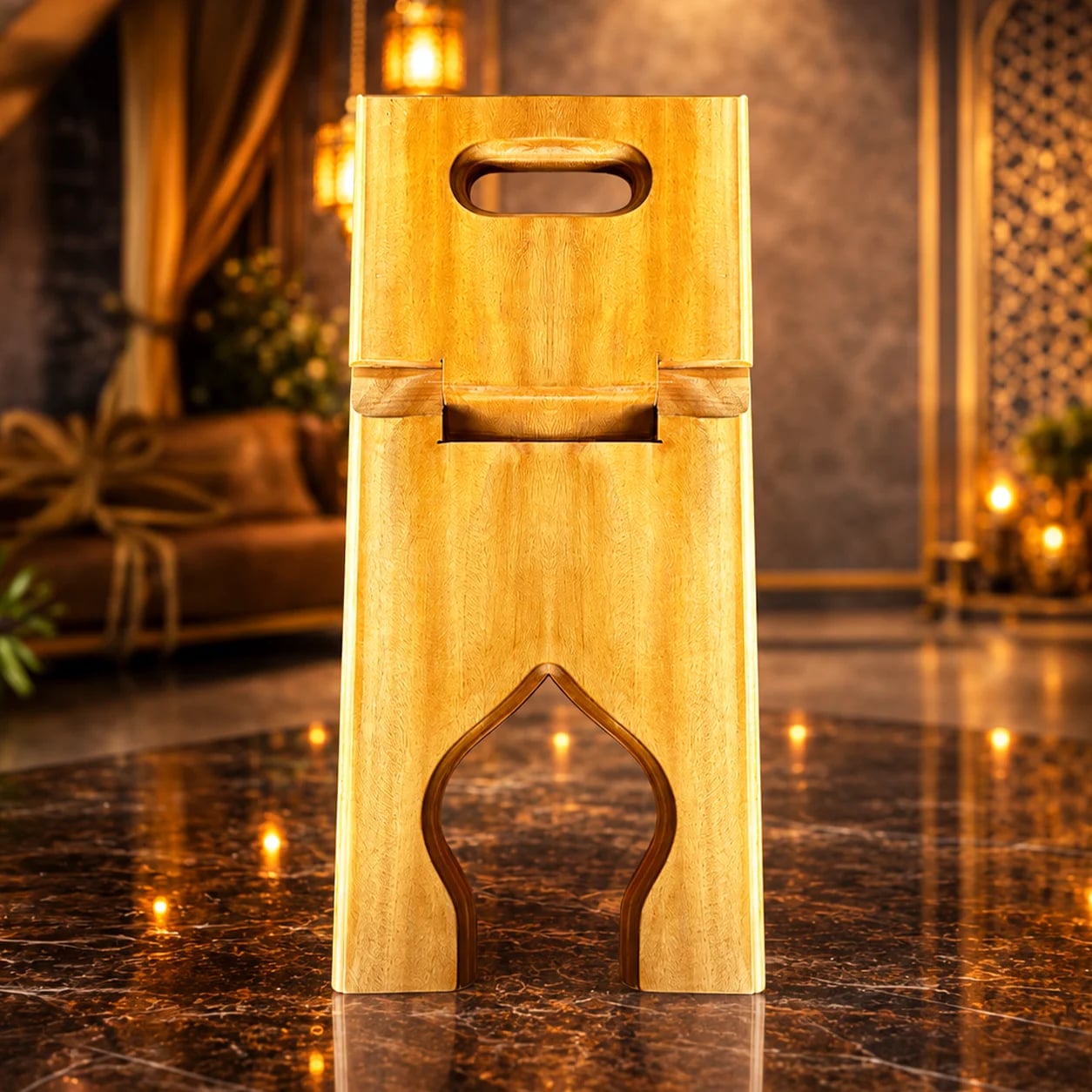 Minimal Classic Best Wooden Quran Rehal (কাঠের রেহাল) - image 1